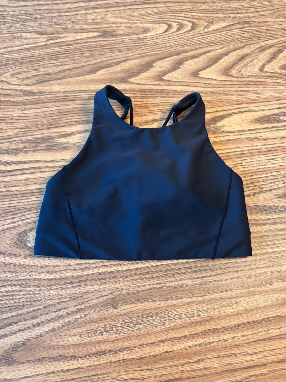 Athleta Black High-Neck Sports Bra
